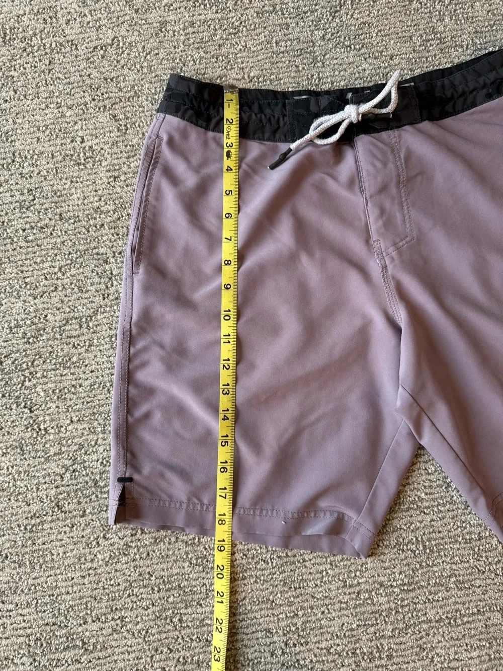 BYLT Purple Men's Board Shorts Swim Drawstring Pockets Size 32‎